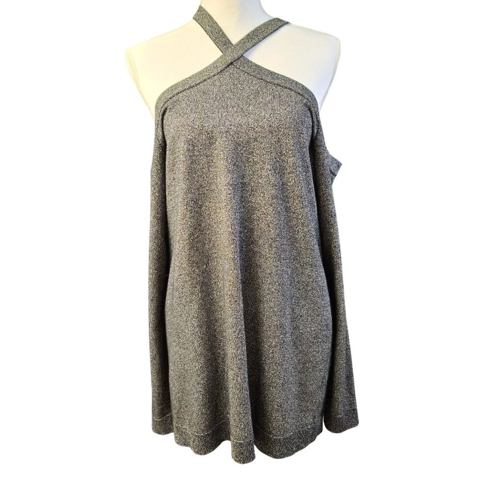 Women's Torrid Knit Cross-Neck Long Sleeve off the shoulder Top Size 2 - Picture 15 of 16